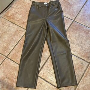 Wilfred size 0 Dark tan vegan leather